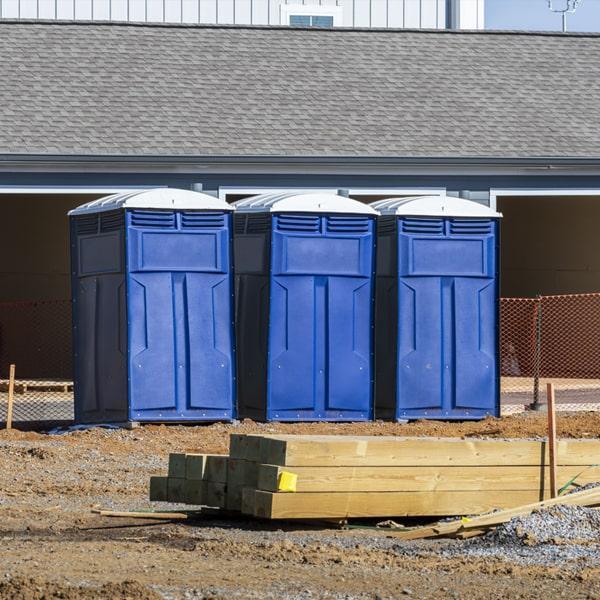 Heavy-duty construction site porta potty in Corpus Christi, Texas